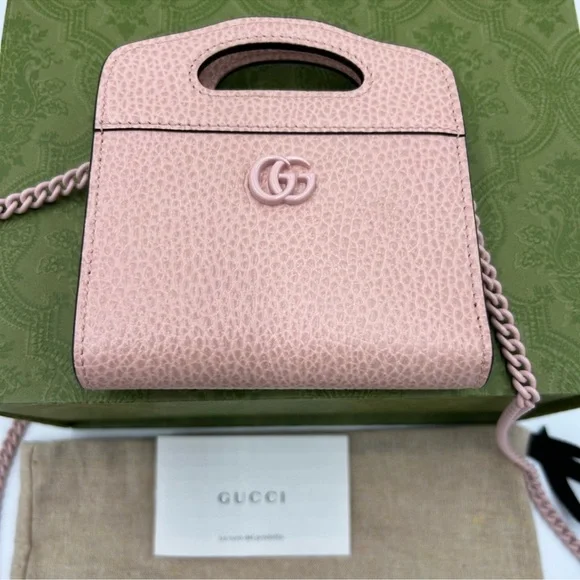 Women’s Gucci GG chain wallet made in Italy - Picture 2 of 11